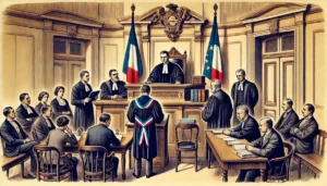 representation by a French court
