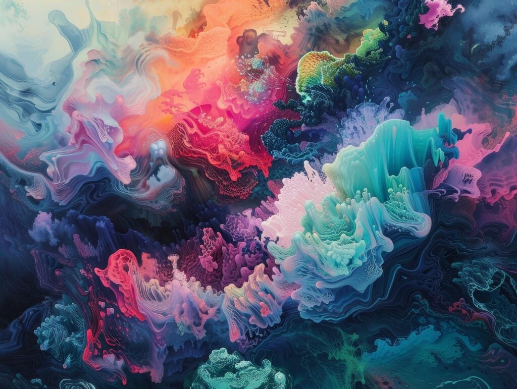 ai generated, vibrant, colors, abstract, flowing, textures, abstract, abstract, abstract, abstract, abstract