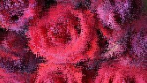flowers, rose, nature, bloom, blossom, flora, petals, botany, abstract, modern, design, artwork, pattern, fabric, geometric, mosaic, floral background, texture, scrapbooking, background, template, pixelated, pixels