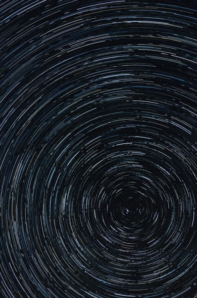 time lapse photography of star