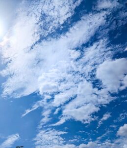 cumulus, stratocumulus, altocumulus, cloudscape, sky, sunshine, nature, spring, summer, clouds