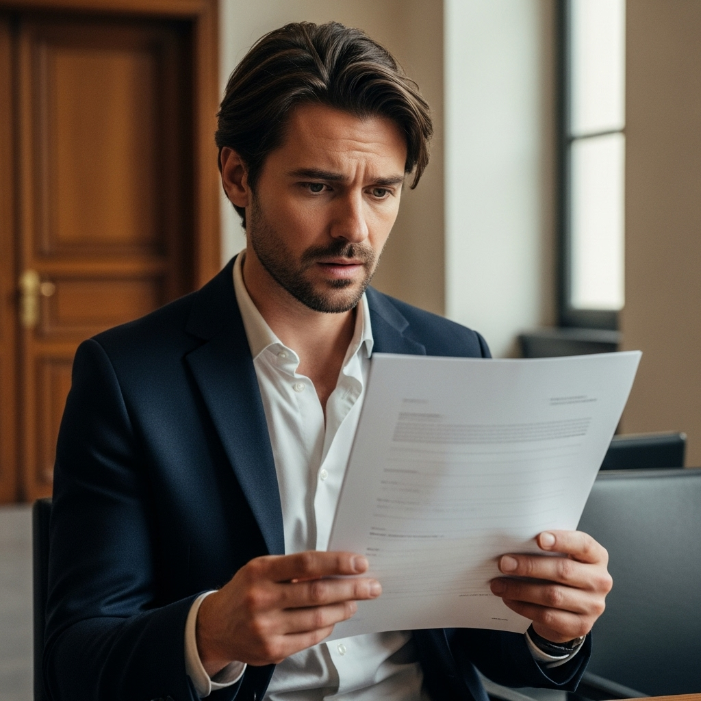 Personne française concernée par une saisie immobilière, examinant un document juridique. Contexte de tierce opposition et appel.
